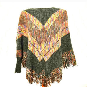 Poncho Sweater • by Myesper • Pullover • Size Medium